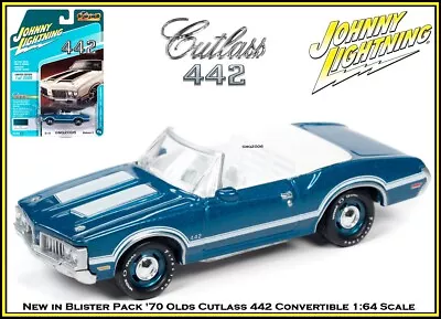 Johnny Lightning '70 Olds Cutlass 442 Convertible 1/64th Diecast Car JLCG022A • $6.95