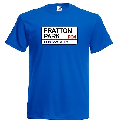 £12.58 • Buy Portsmouth FC Fratton Park Street Sign Football Club Soccer T-Shirt