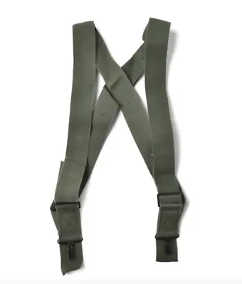 US Military M1950 Trouser Pant Suspenders - Foliage Green • $5.99
