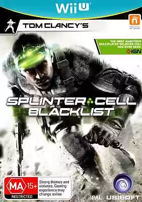 Nintendo Wii U - Tom Clancys Splinter Cell Blacklist - Complete *FREE SHIPPING* • $34.95