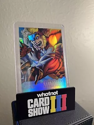 Marvel Masterpieces 1995 Holoflash 6 Sabretooth Scanlan Trading Card Rare Fleer • $59.99