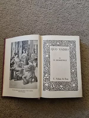 Quo Vadis By H. Sienkiewicz (Hardback C1928) Rare Vintage Beautiful Book • £10.99