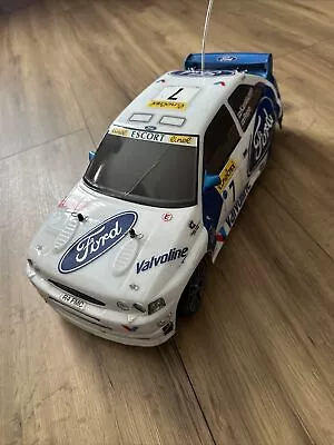 Vintage Tamiya Ford Escort WRC Cosworth TL01 TL-01  RC Radio Controlled Car Rare • £99.99