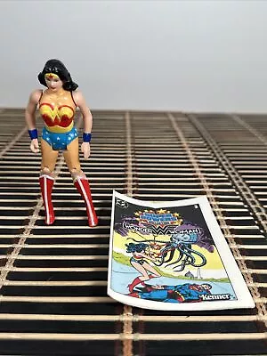 Wonder Woman Vintage Super Powers Kenner 1984 DC Comics W/Mini Comic Figure Toy • $51