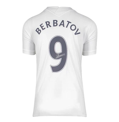 £205.99 • Buy Dimitar Berbatov Signed Tottenham Hotspur Shirt - Home, 2021/2022, Number 9