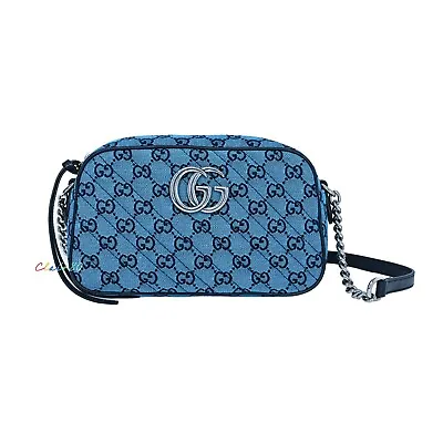 $2138.96 • Buy New Authentic Gucci GG Marmont Multicolor Matelasse GG Canvas Cross Body Bag
