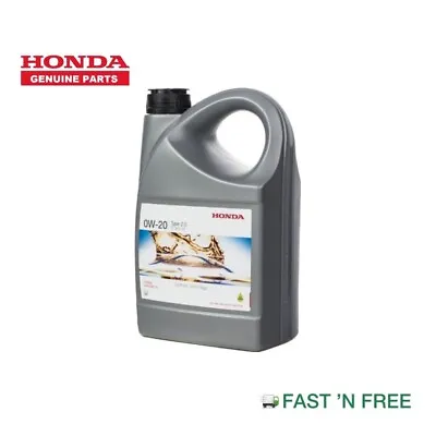 £47.50 • Buy Genuine Honda 0W20 Engine Oil Fully Synthetic 4 Litres