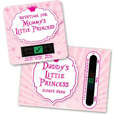 Baby  Room Thermometer Bath & - Mummy And Daddys Little Princess Set • £4.35