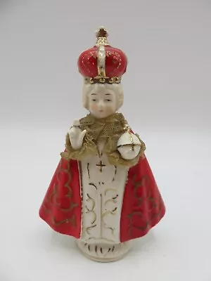 Vintage 'Infant Jesus Of Prague' Tilso Figurine / Statue Handpainted 5.25 T • $14.19