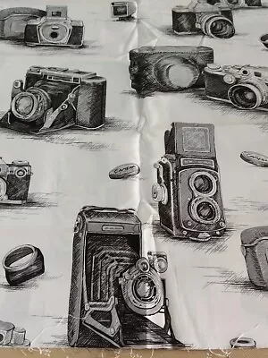 Various Cameras On White Cotton Fabric (Unbranded) • $5.50