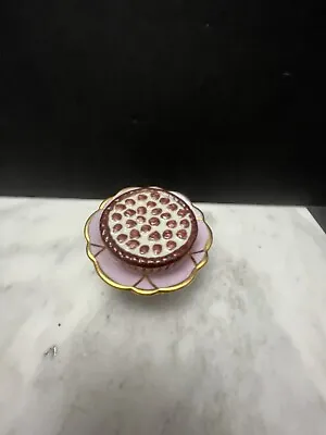 Vintage Pie/cake Small Trinket Box • $15