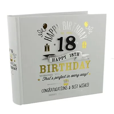 Signography Birthday Boy Photo Album 4x6 - 18th • £25