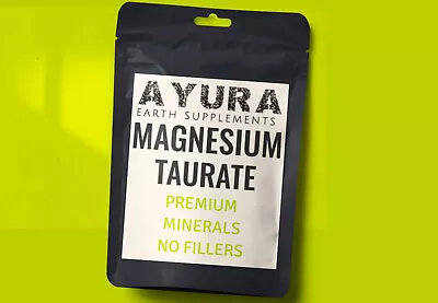 Magnesium Taurate Supports Cardiovascular Health And Reduces Anxiety AYURA • £20.99