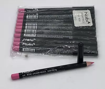 Nabi Lipliner Pencil L41 Rose 0.04 Oz 12 Pack • $13.99