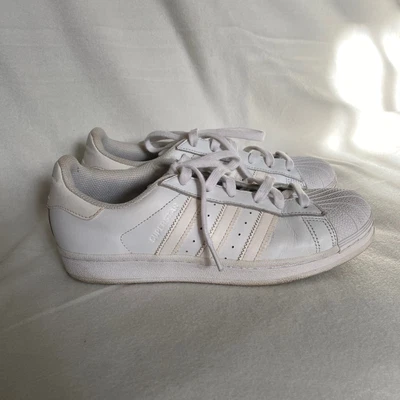 $35 • Buy Adidas Originals Superstar Foundation White Sneakers Mens Womens (Size US 6.5M)
