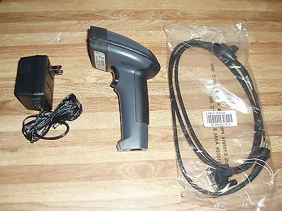 SAM4S Metrologic MS1690 FirstFlash 2D 1D RS232 Serial Barcode Scanner EXCELLENT • $64.99