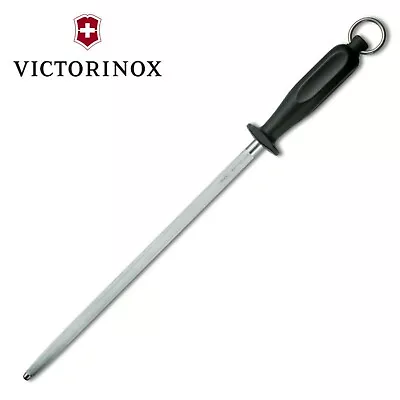 Victorinox 30cm Butchers Knife Sharpening Steel Round Middle Fine Cut 7.8513 NEW • $38.79