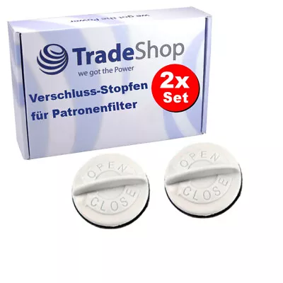 £6.19 • Buy 2x Lock Plugs For Kärcher MV2 MV3 MV 3 Fireplace Kit 4000 Plus 4000 TE