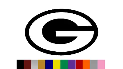 Green Bay Packers Logo Vinyl Decal Sticker NFL Football Car Window Laptop • $3.50