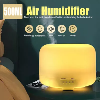 Ultrasonic Humidifier Fogger Mist Maker Diffuser Essential Oil Aromatherapy US • $19.98