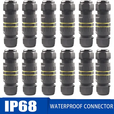 1-10pcs Outdoor Junction Box IP68 Waterproof Electrical Cable Wire Connector UK • £6.25