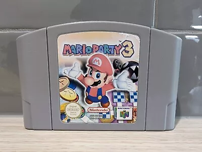 Genuine N64 Mario Party 3 Game - PAL AUS - Cartridge Only - Tested And Working • $170