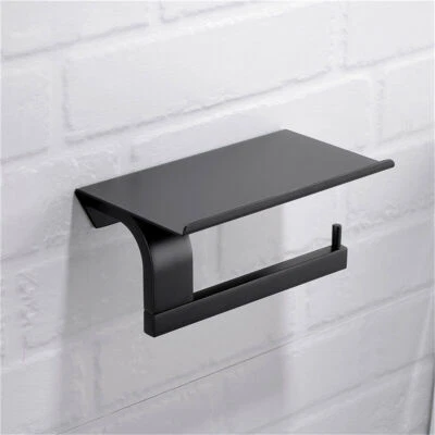 $32.99 • Buy Toilet Bathroom Wall Mounted Roll Paper Box Tissue Phone Holder Storage AU 