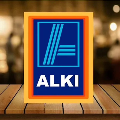 £5.09 • Buy Funny ALKI Aldi Alcohol Metal Sign Plaque Novelty Pub Bar Beer Garden Man Cave