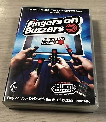 Fingers On Buzzers DVD 2007 Interactive Quiz Game - Used • £5.99