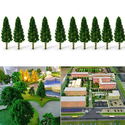 50Pcs 5.8cm Model Trees Train Railroad Diorama Park Landscape Scenery HO Scale • $8