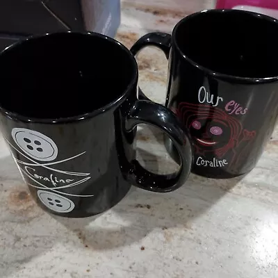 Coraline Black Mug 11Oz Our Eyes Are On Coraline New • $10