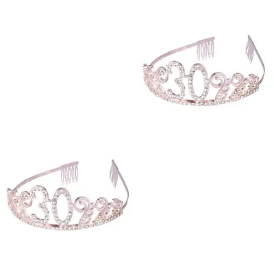  2 Pack Bride 30th Birthday And Sash 16th Decorations For Women • £12.99