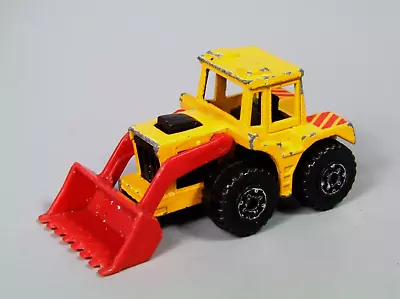£4 • Buy Vintage Matchbox #29 Tractor Shovel, Yellow/Red, Unboxed & Playworn 1976