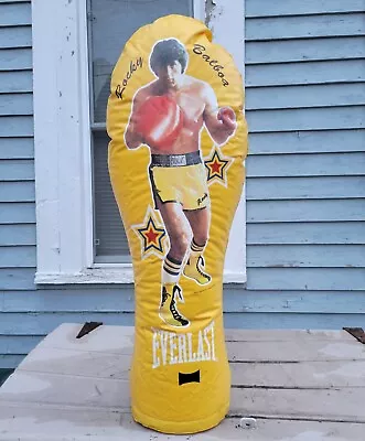 Vintage Rocky Balboa 48 Inch Inflatable Punching Bag Bop Bag Boxing EVERLAST  • $69