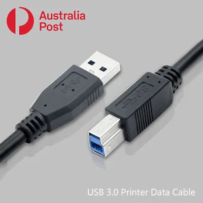 $4.50 • Buy High Speed USB 3.0 Type A Male To B Male Printer Cable 0.5m/1m/2m/3m/5m