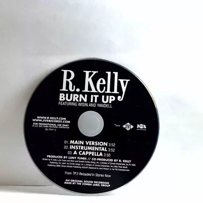 R. Kelly Ft Wisin And Yandell – Burn It Up (CD Promo US 2005 Jive) AS449 • $5