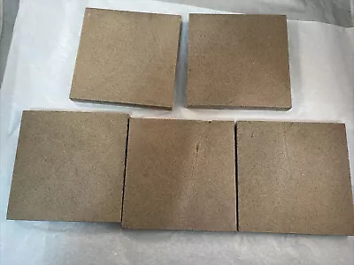 5 Antique A.E. Tile Company American Encaustic 4 1/4” Square Bone Tan • $10.99