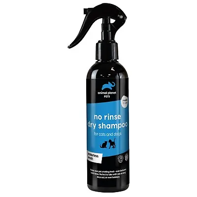 £7.99 • Buy Animal Planet No Rinse Dry Shampoo 250ml Suitable For Cats And Dogs