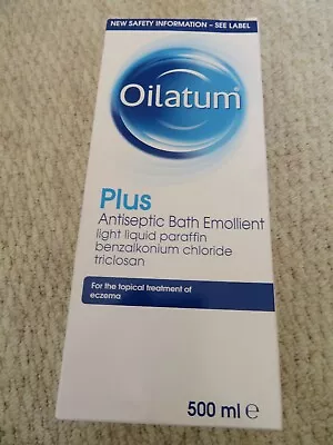 £13.99 • Buy Oilatum Plus - Antiseptic Bath Emollient - 500 Ml - Brand New Genuine Item