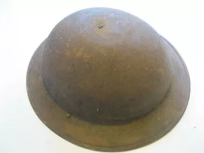 Original US American AEF WW1 WWI M-1917 Brodie Helmet With Original Sand Finish • $239.99