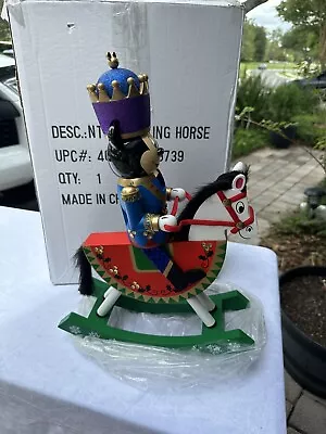 New Disney Parks Mickey Mouse Rocking Horse Nutcracker Christmas Decoration • $239