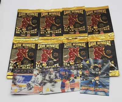 1996 Pinnacle Game Winners 3D Card McDonald Booster Pack NHL 8 Unopened Packs • $27.46