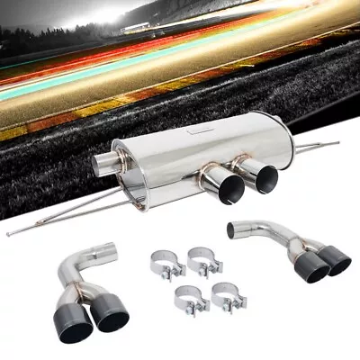 Megan Axleback Exhaust Kit W/Black Chrome Tips For 15-19 X5 X6 M Sport F85/F86 • $675.81