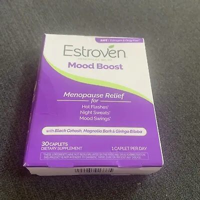 Estroven Mood Boost Menopause Relief - 30 Caplets - Expiration June 2024 • $11.99