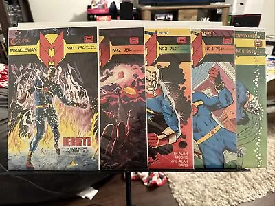 Miracleman #1-5 (1985) Reintro Of Marvelman Renamed Miracleman. • $33.25