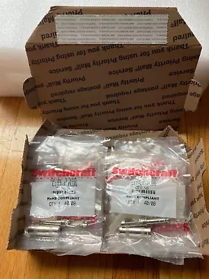 Twenty NEW! Switchcraft 297 1/4  Inch TRS Connector Plugs Free Priority Shipping • $60