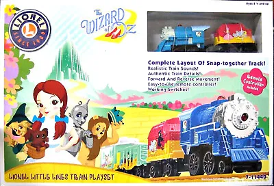 LIONEL WIZARD OF OZ COMPLETE TRAIN PLAY SET 7-11440 New! • $59.99