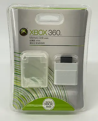 Official Microsoft Xbox 360 Console Memory Card Unit 64MB - NIB • $28.99