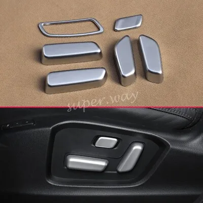 Matte Chrome Car Seat Adjust Buttons Cover For Mazda CX-5 2017-2022 Accessories • $31.64