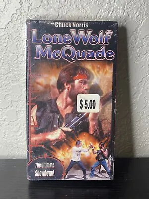  LONE WOLF MCQUADE  VHS Video Cassette Movie BRAND NEW & SEALED Chuck Norris • $5.99